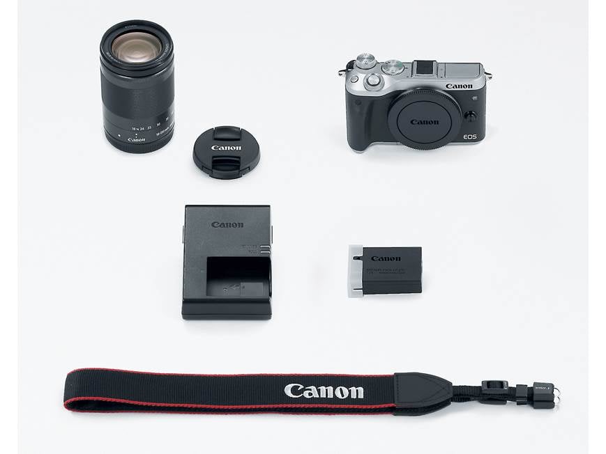 Canon EOS M6 Telephoto Lens Kit (Silver) 24.2-megapixel mirrorless