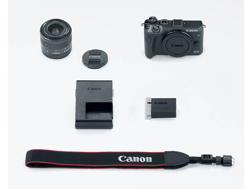 Canon EOS M6 Kit (Black) 24-megapixel mirrorless camera with 15