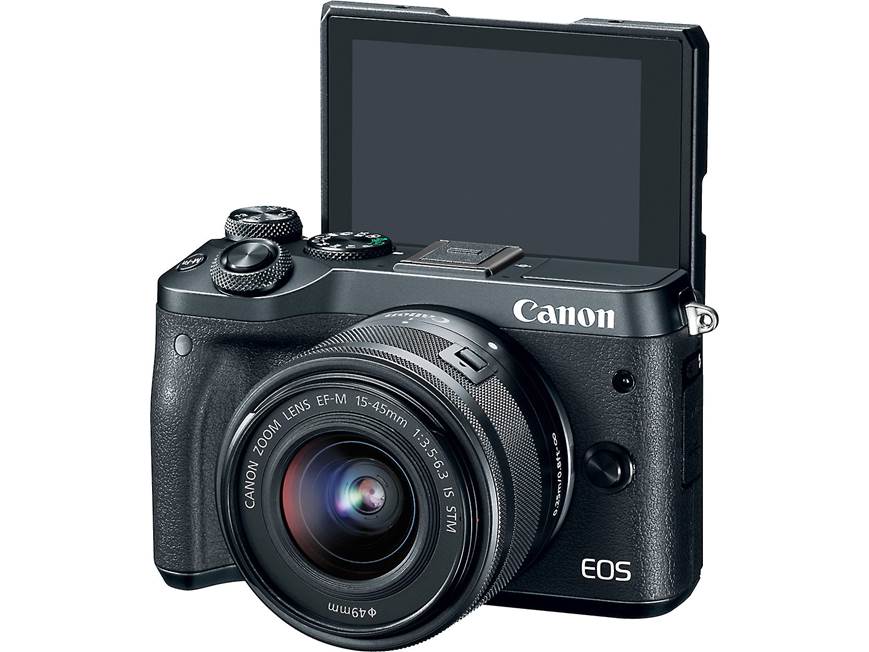 Canon EOS M6 Kit (Black) 24-megapixel mirrorless camera with 15