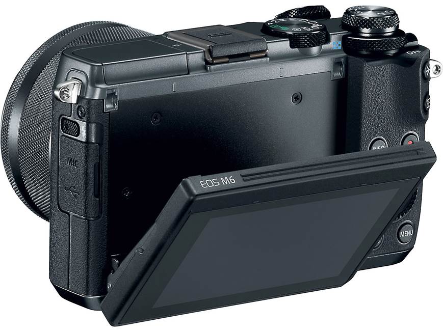 Canon EOS M6 Kit (Black) 24-megapixel mirrorless camera with 15