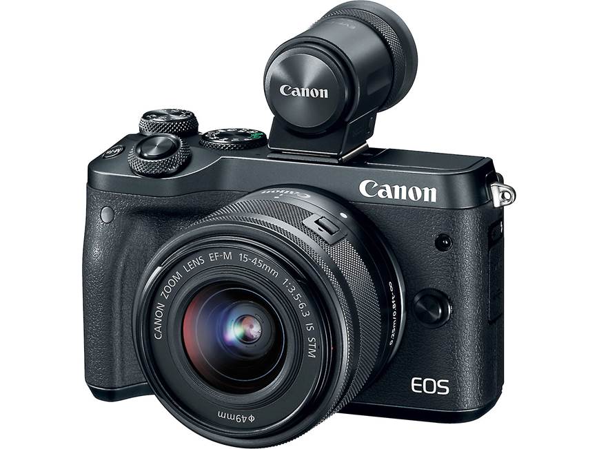 Canon EOS M6 Kit (Black) 24-megapixel mirrorless camera with 15