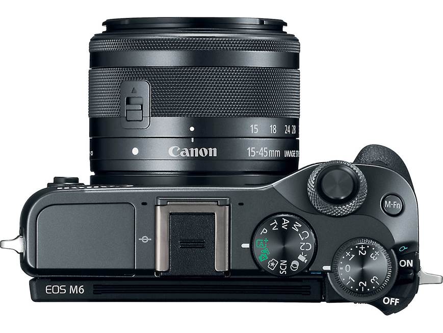 Canon EOS M6 Kit (Black) 24-megapixel mirrorless camera with 15