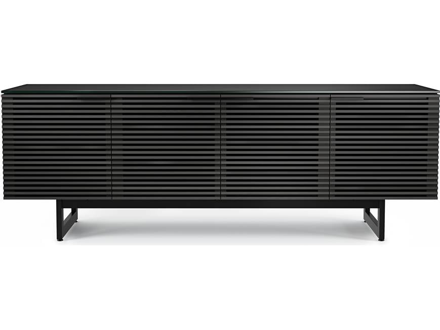 BDI Corridor 8179 (Charcoal Stained Ash) Audio/video cabinet for