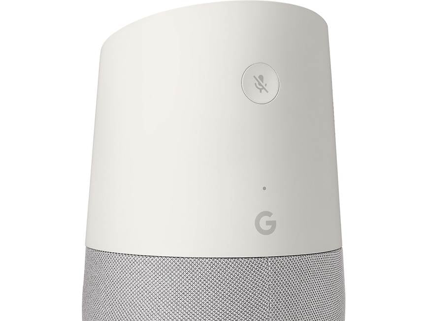 Google Home Hands-free help from the Google Assistant at Crutchfield