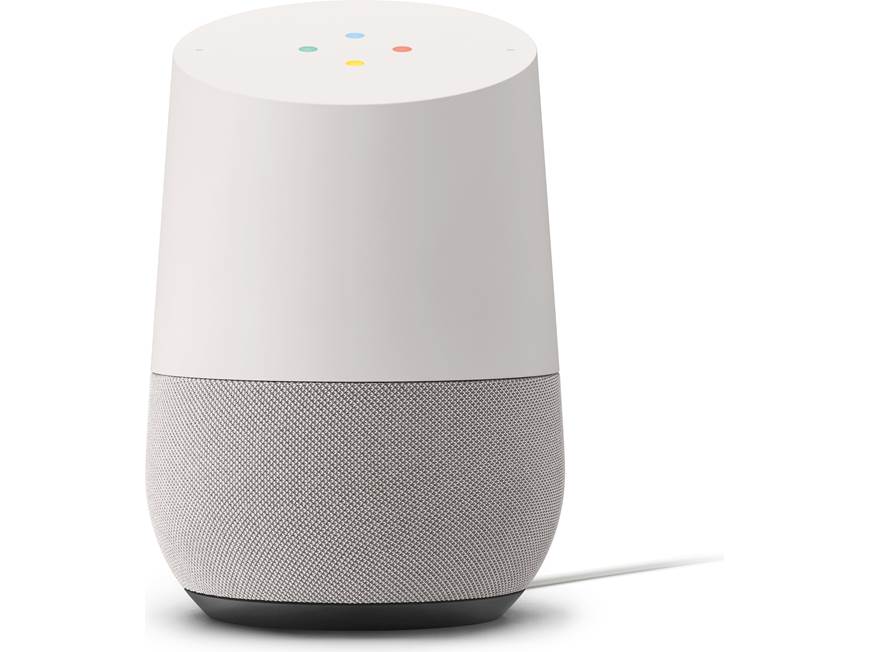Google Home Hands-free help from the Google Assistant at Crutchfield