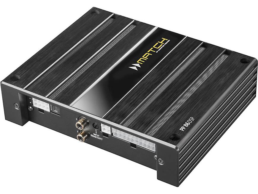 MATCH PP 86DSP 8-channel car amplifier with digital signal