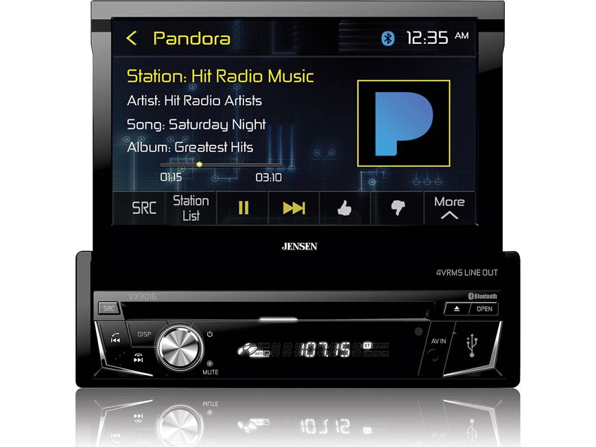 Jensen VX3016 DVD receiver at Crutchfield