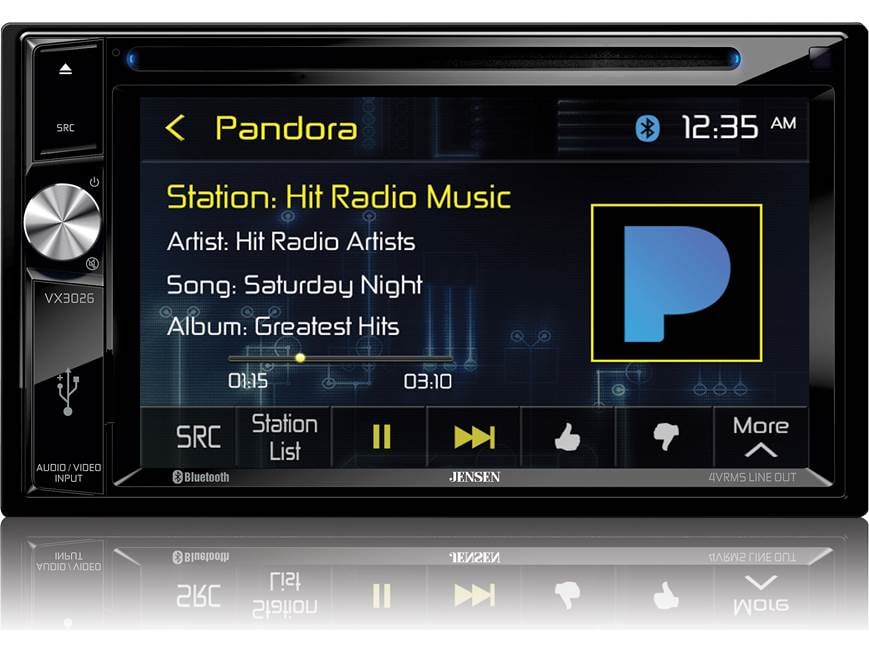 Jensen VX3026 DVD receiver at Crutchfield