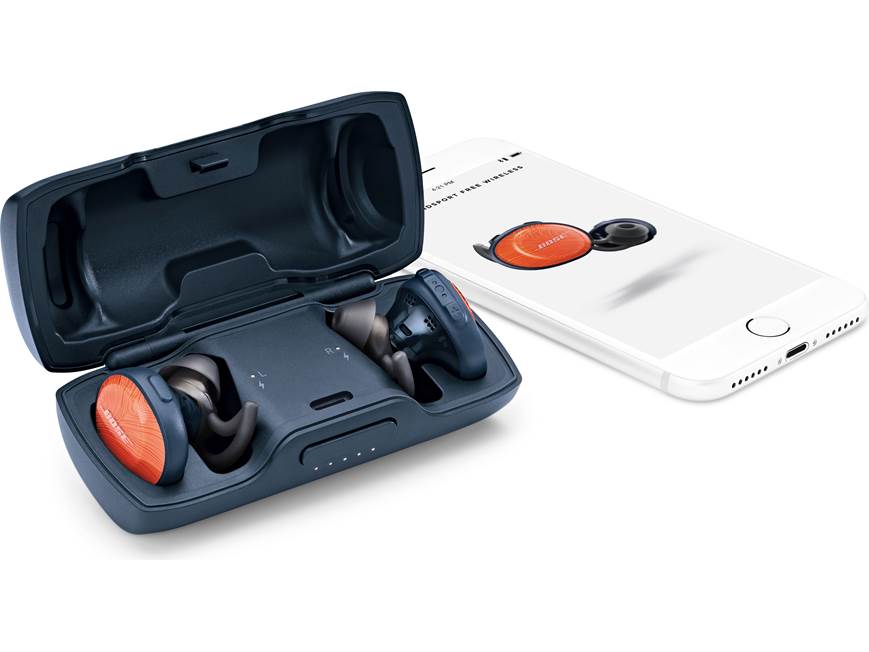 ヘッドホン BOSE SOUNDSPORT FREE BRIGHT ORANGE Bose® SoundSport® Free wireless headphones (Bright Orange/Midnight