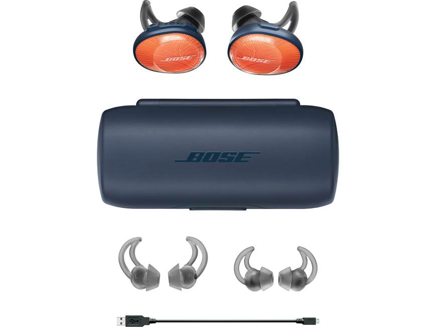 Bose® SoundSport® Free wireless headphones (Bright Orange/Midnight