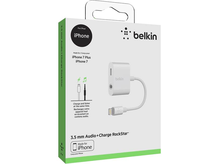 Belkin Audio + Charge Rockstar™ Headphone/charging adapter for