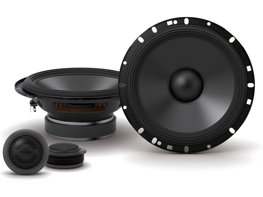 Alpine S2-S65C 6.5" Components & KTE-S65G 6.5" Speaker Grill Bundle