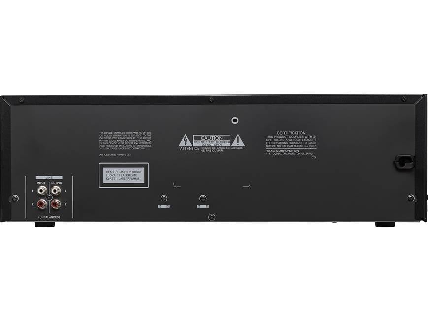 Tascam CD-A580-V2 Professional CD player/cassette recorder with