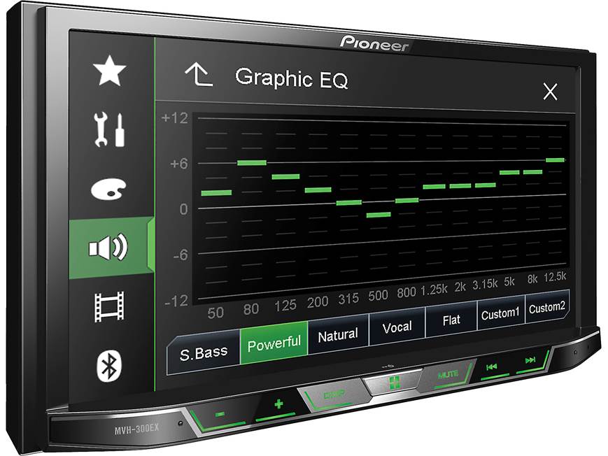 Pioneer MVH-300EX Digital multimedia receiver at Crutchfield