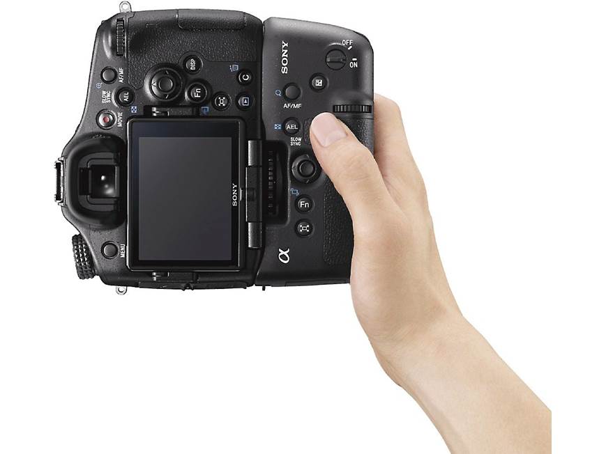 SONY α77 SLT-A77V + VG-C77AM　+　HVL-F42AM Sony VG-C77AM Vertical Grip for Sony a99 II, a77, and a77 II DSLR