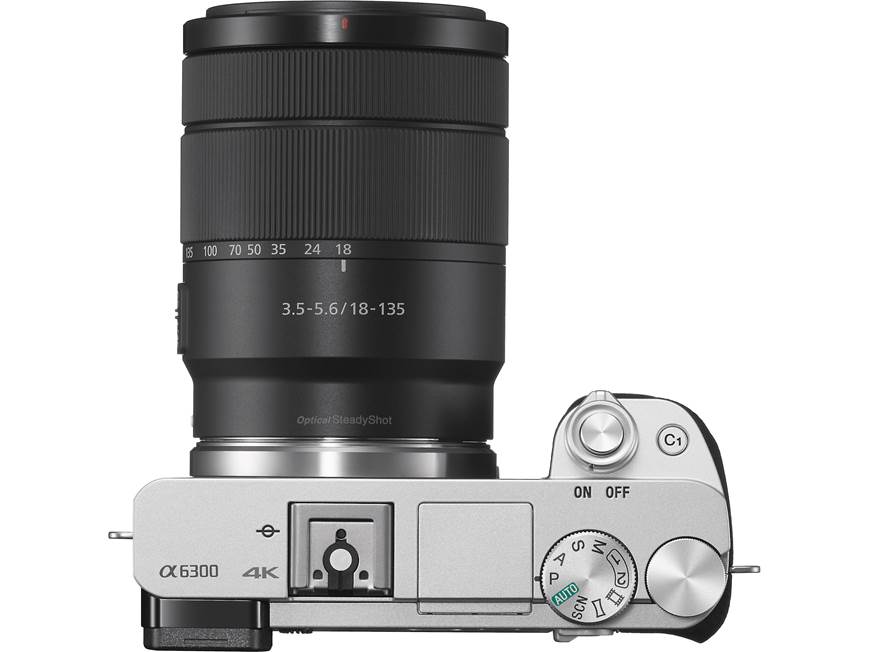 Sony a6300 Telephoto Lens Kit (Silver) 24.2-megapixel APS-C sensor