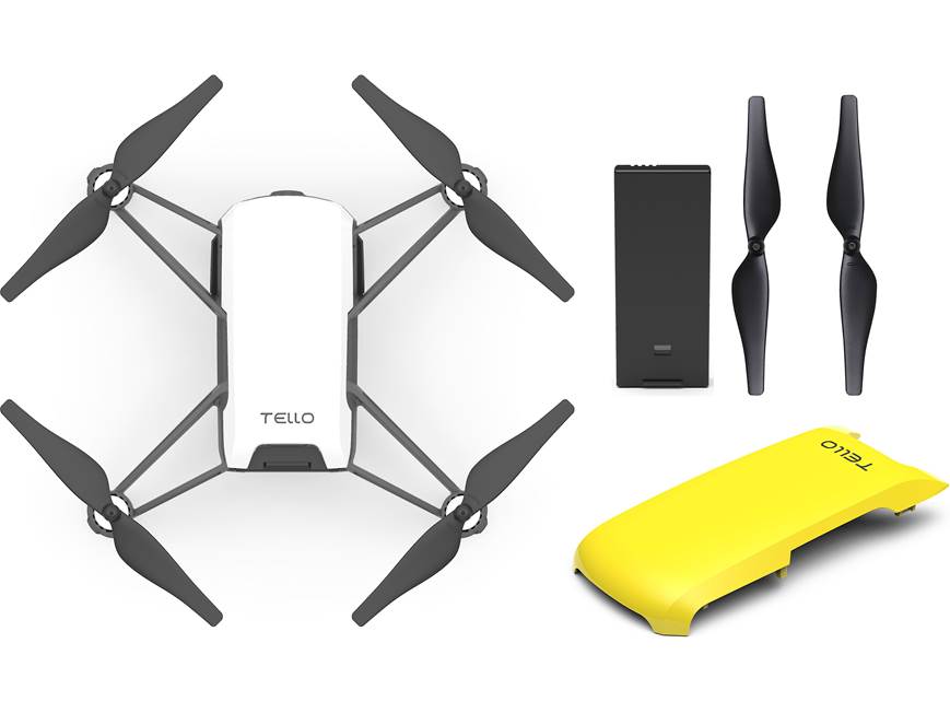 DJI Tello Colorful Bundle (Yellow) Includes quadcopter and