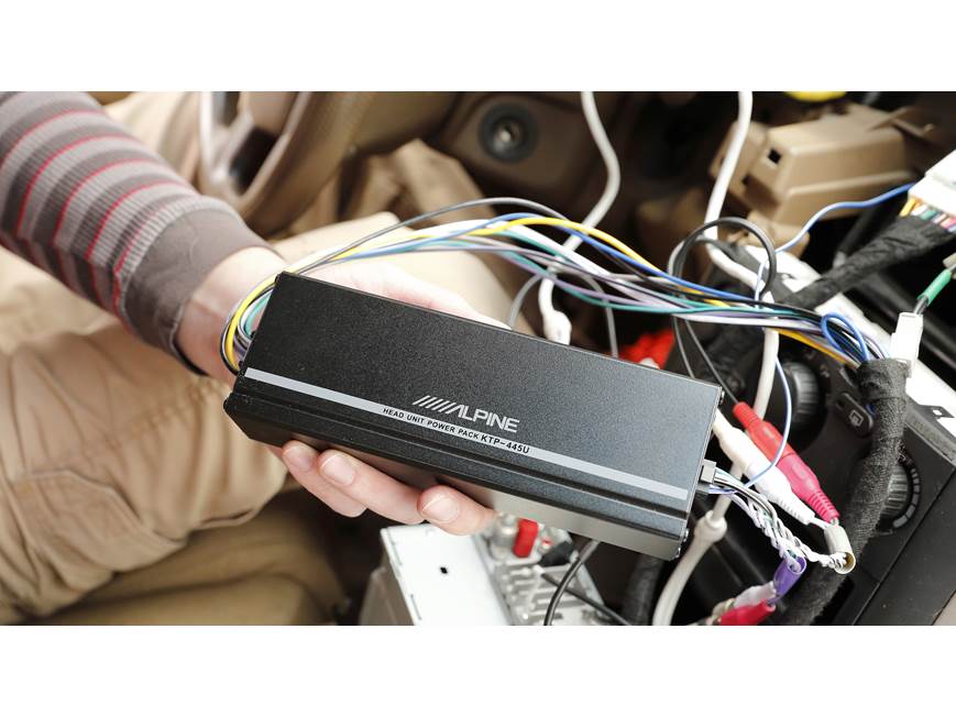 Alpine KTP-445U Power Pack Compact 4-channel car amplifier — 45