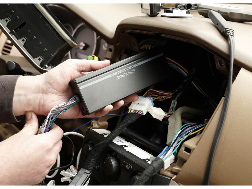 Alpine KTP-445U Power Pack Compact 4-channel car amplifier — 45