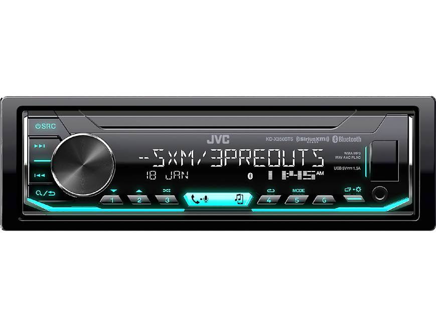 JVC KD-X350BTS Digital media receiver — does not play CDs (Factory