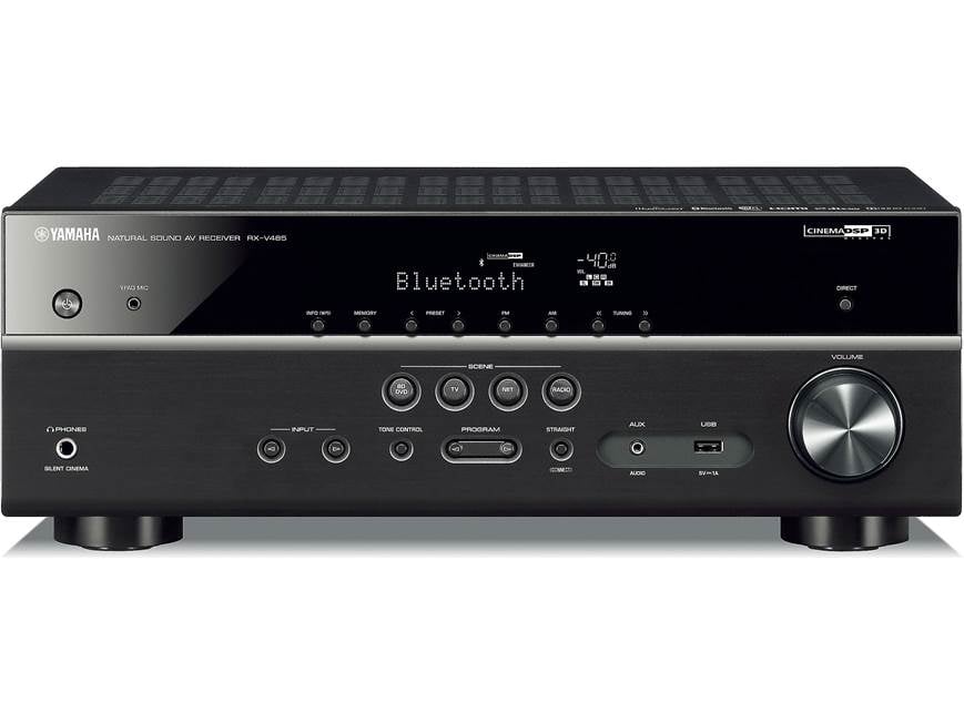 Yamaha RX-V485 5.1-channel home theater receiver with Wi-Fi