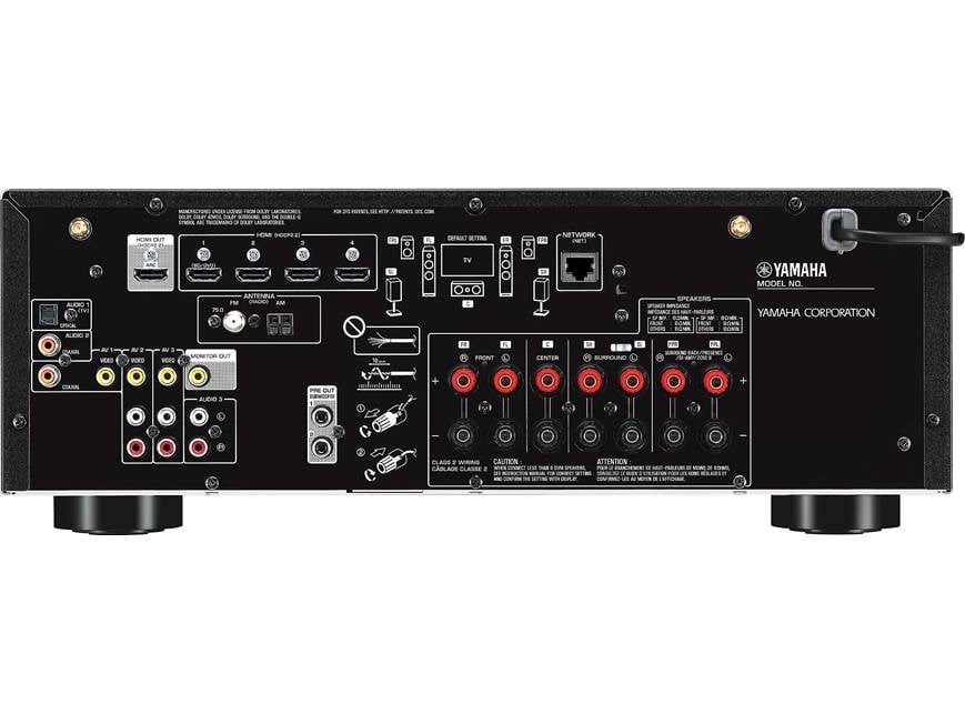 YAMAHA RX-V585 AVアンプ 本体 Yamaha RX-V585 7.2-channel home theater receiver with Wi-Fi