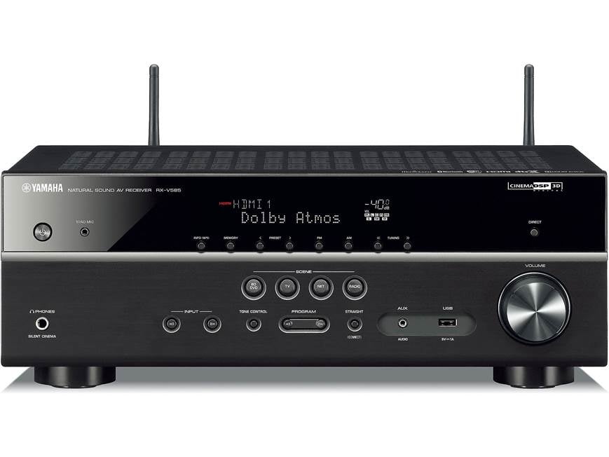 Yamaha RX-V585 7.2-channel home theater receiver with Wi-Fi
