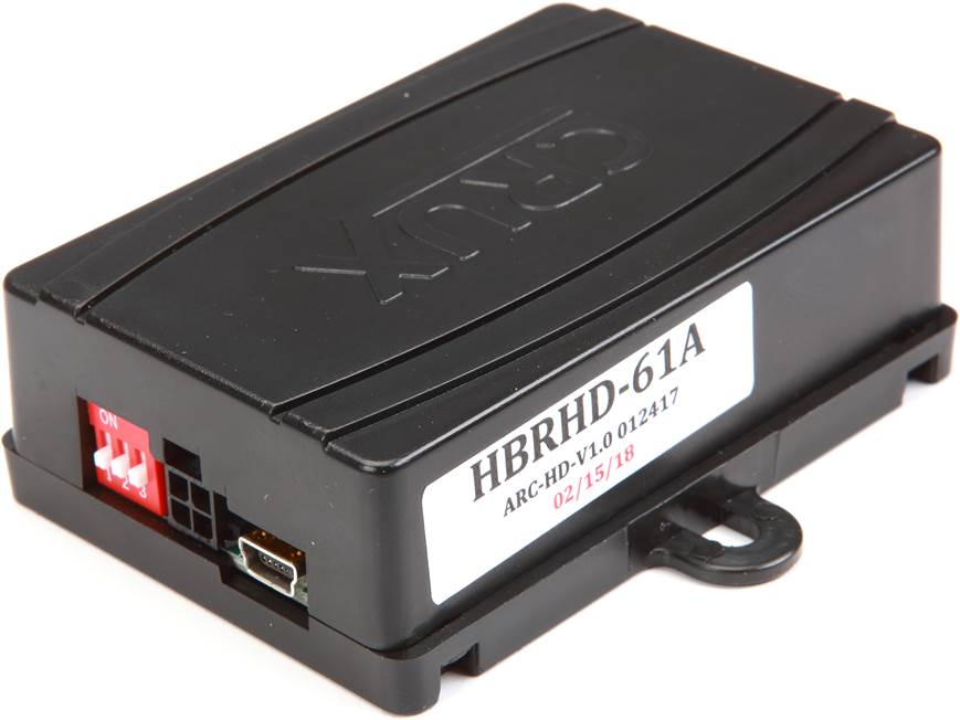 Crux HBRHD-61A Wiring Interface Connect a new car stereo and