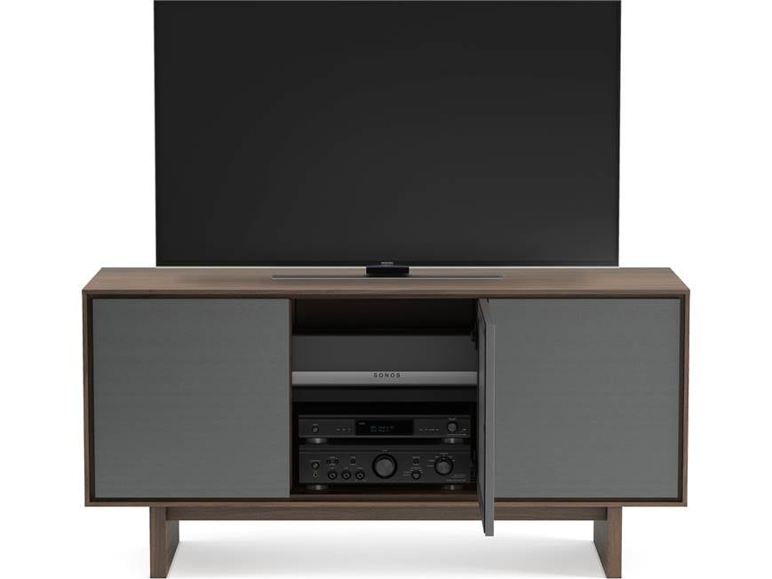 BDI Octave™ 8377GFL (Toasted Walnut) Triple-width cabinet for TVs