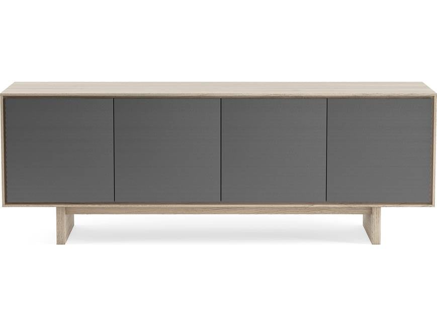 BDI Octave™ 8379GFL (Drift Oak) Quadruple-width media cabinet for