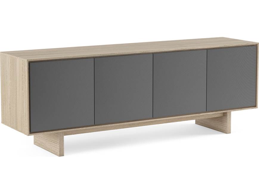 BDI Octave™ 8379GFL (Drift Oak) Quadruple-width media cabinet for