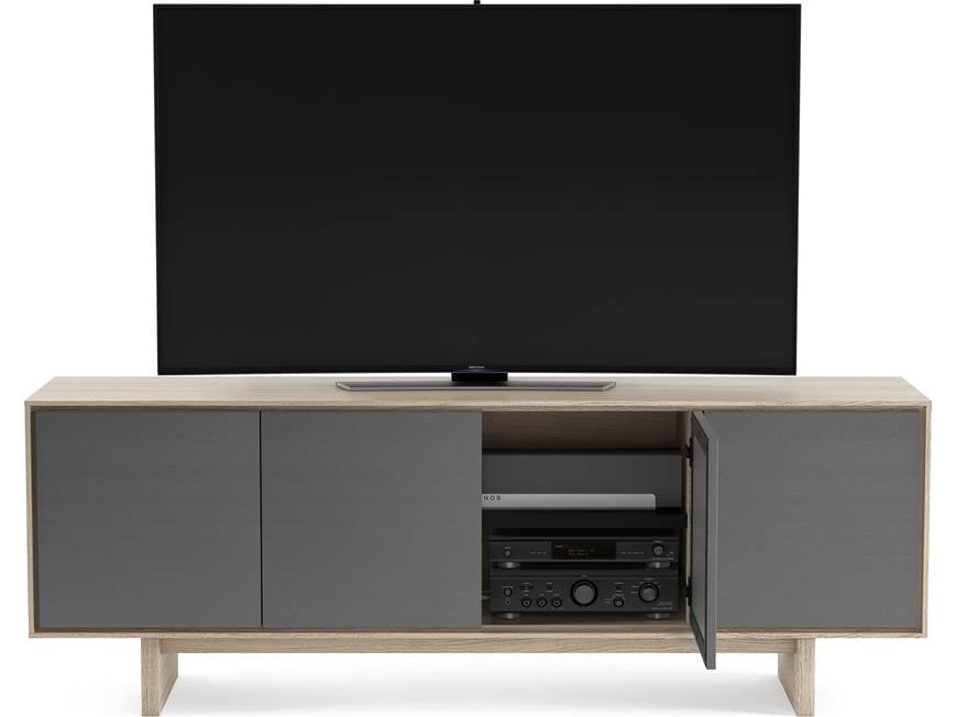 BDI Octave™ 8379GFL (Drift Oak) Quadruple-width media cabinet for