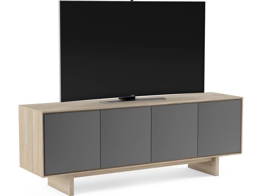 BDI Octave™ 8379GFL (Drift Oak) Quadruple-width media cabinet for