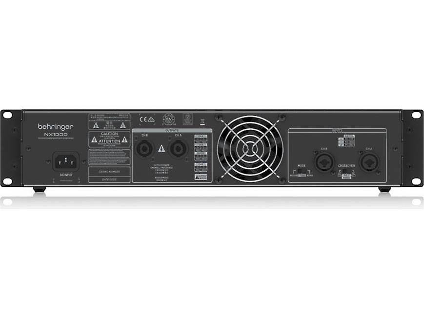 Behringer NX1000 パワーアンプ Behringer NX1000 Amplifier – GSG Audio Design