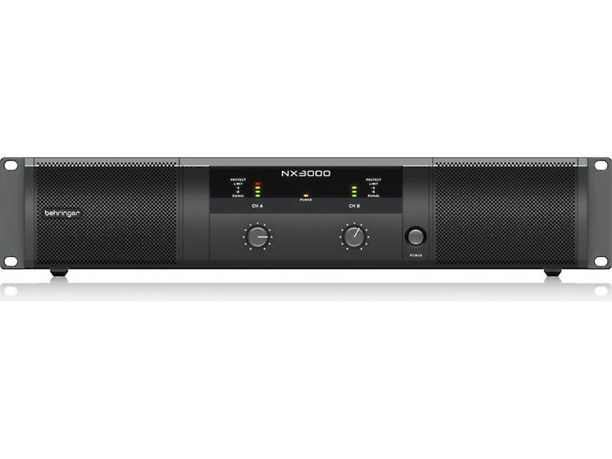 Behringer NX3000 Power amplifier — 440 watts x 2 at 8 ohms, 3000