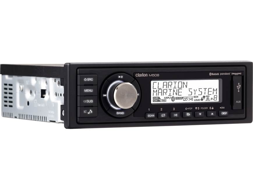 Clarion M508 Digital media receiver for Jeep, powersports, or