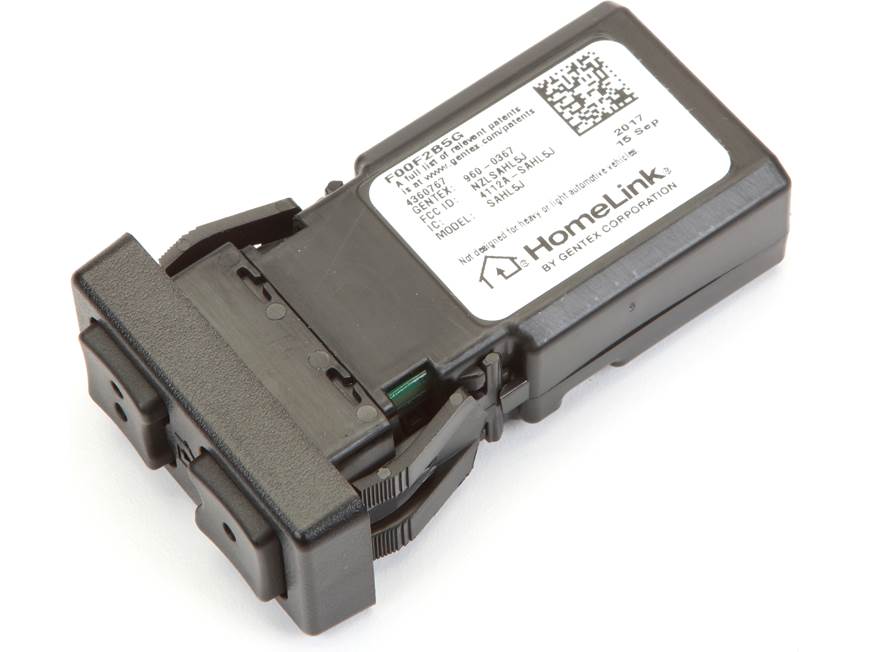Gentex GENHLBP1 HomeLink universal garage door opener at Crutchfield