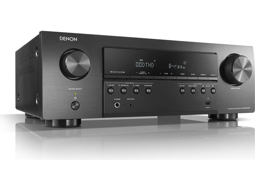 Denon AVR-S540BT 5.2-channel home theater receiver with Bluetooth