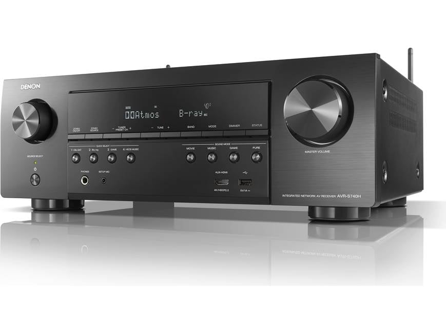 Denon AVR-S740H 7.2-channel receiver with Wi-Fi®, Bluetooth