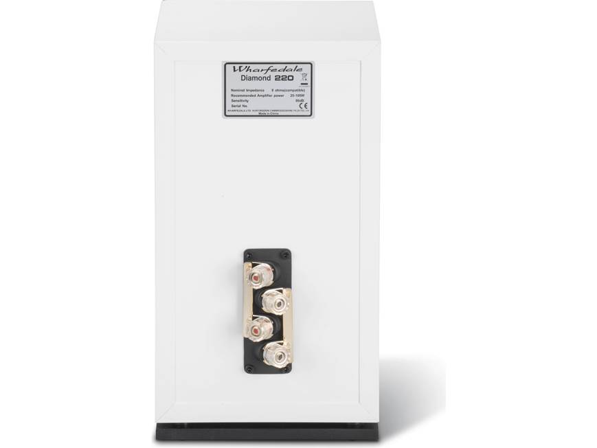 Wharfedale Diamond 220 (White) Bookshelf speakers (White) at