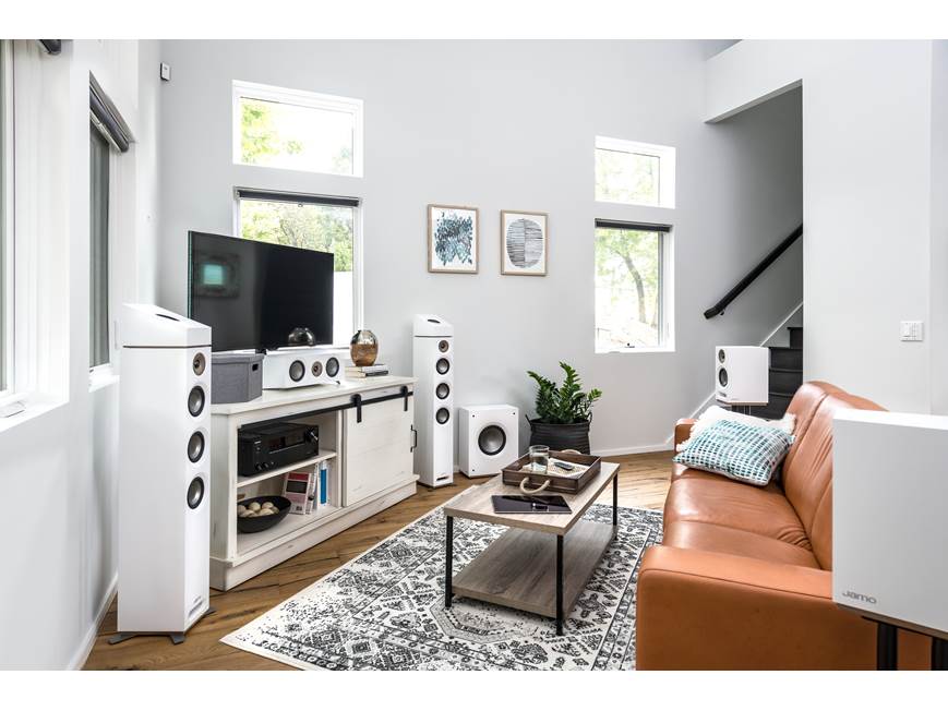 Jamo S 810 SUB (White) Powered subwoofer (White) at Crutchfield