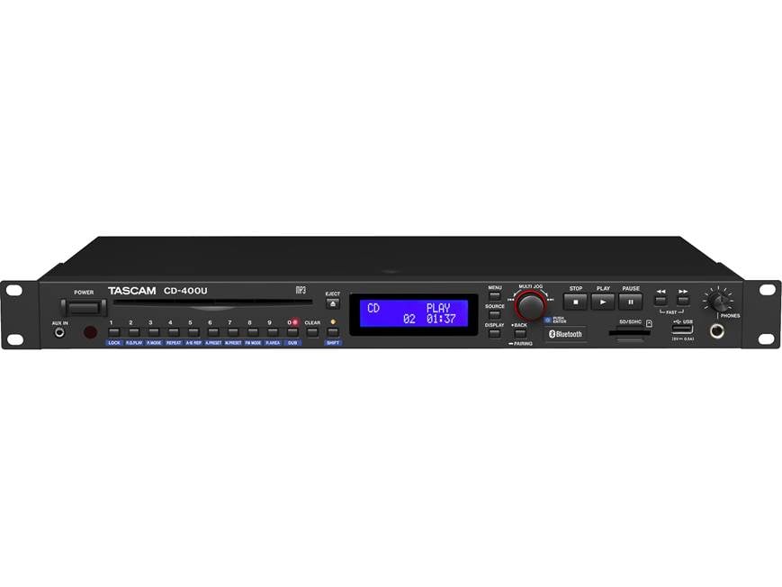 Tascam CD-400U Professional CD/media player with AM/FM tuner and