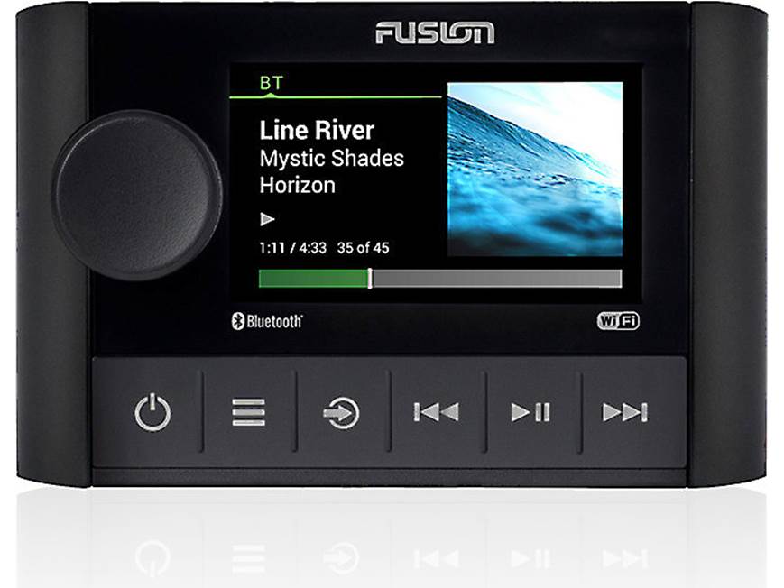 Fusion MS-SRX400 Apollo Series marine zone receiver with built-in