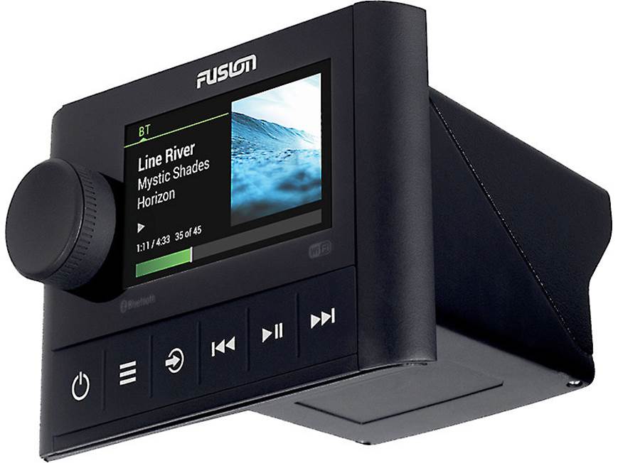 Fusion MS-SRX400 Apollo Series marine zone receiver with built-in