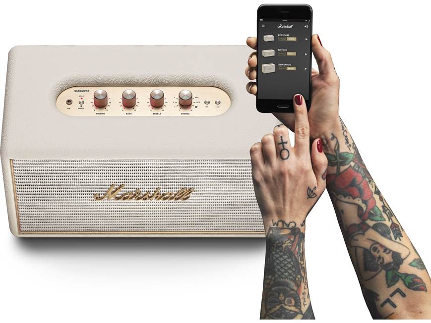 Marshall Stanmore Multi-room (Cream) Powered wireless speaker with