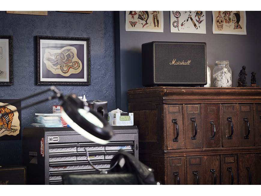 Marshall Woburn Multi-room (Black) Powered wireless speaker with