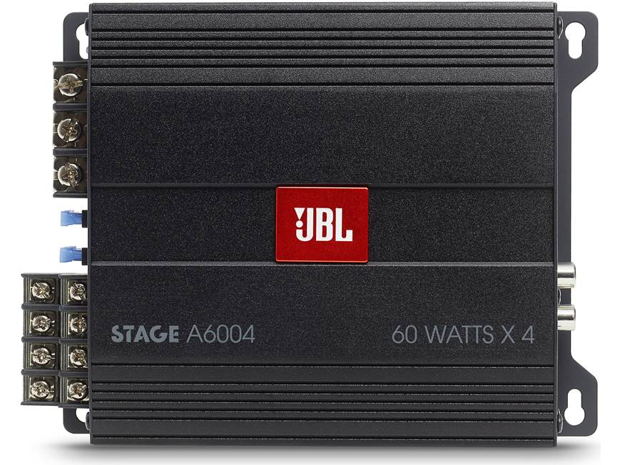 JBL Stage A6004 4-channel car amplifier — 60 watts RMS x 4 at