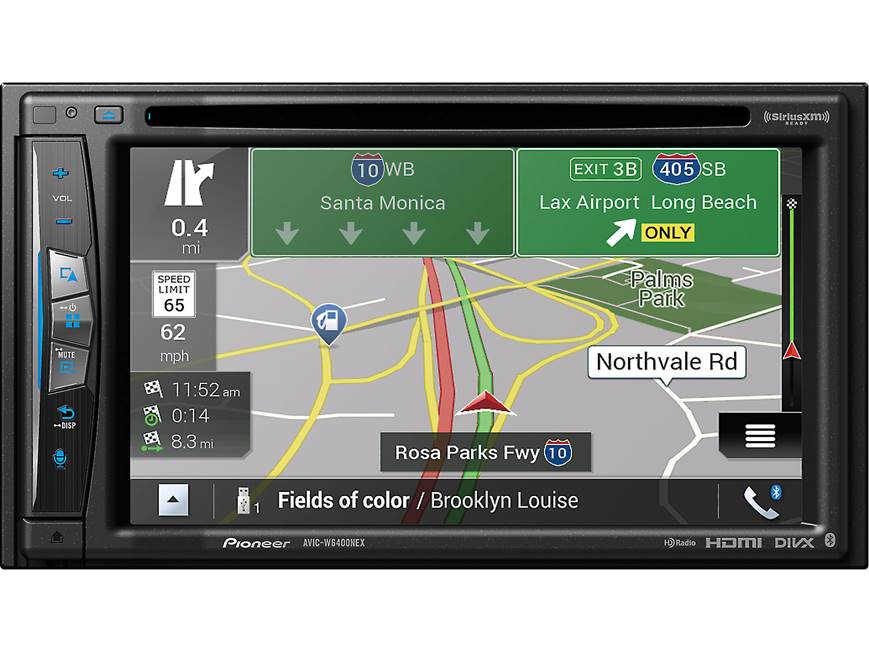 Pioneer AVIC-W6400NEX Navigation receiver at Crutchfield