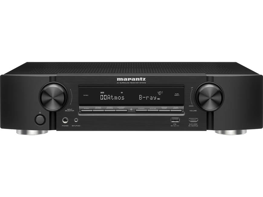 Marantz NR1609 7.2-channel slimline home theater receiver with Wi