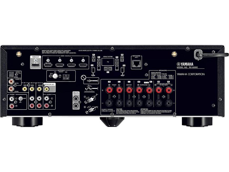 Yamaha AVENTAGE RX-A680 7.2-channel home theater receiver with Wi